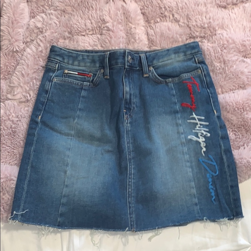 tommy hilfiger denim skirt